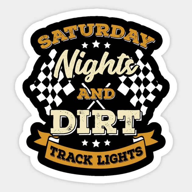 Saturday Nights And Dirt Track Lights Sticker by Dolde08